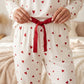 💘Valentijnsaanbieding: 50% Korting! 🧸 Dames pyjama set met hartjesprint: Zacht, ontspannend & perfect voor relaxte avonden