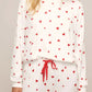 💘Valentijnsaanbieding: 50% Korting! 🧸 Dames pyjama set met hartjesprint: Zacht, ontspannend & perfect voor relaxte avonden