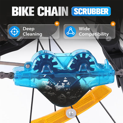 🌞Fris De Lente In Met 50% Korting!🚲 Fietskettingreiniger – Dieptereiniging Zonder Ketting Te Verwijderen!