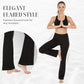 🎉Nieuwjaars Cadeau 50% KORTING!🔥Ultra Sculpt Hoge Taille Buikcorrigerende Flare-Legging: Comfortabel Stretchstof + Functionele Zijvakken – Stylish Voor Yoga & Buiten!