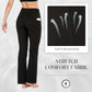 🎉Nieuwjaars Cadeau 50% KORTING!🔥Ultra Sculpt Hoge Taille Buikcorrigerende Flare-Legging: Comfortabel Stretchstof + Functionele Zijvakken – Stylish Voor Yoga & Buiten!