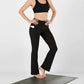 🎉Nieuwjaars Cadeau 50% KORTING!🔥Ultra Sculpt Hoge Taille Buikcorrigerende Flare-Legging: Comfortabel Stretchstof + Functionele Zijvakken – Stylish Voor Yoga & Buiten!