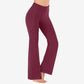 🎉Nieuwjaars Cadeau 50% KORTING!🔥Ultra Sculpt Hoge Taille Buikcorrigerende Flare-Legging: Comfortabel Stretchstof + Functionele Zijvakken – Stylish Voor Yoga & Buiten!
