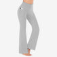🎉Nieuwjaars Cadeau 50% KORTING!🔥Ultra Sculpt Hoge Taille Buikcorrigerende Flare-Legging: Comfortabel Stretchstof + Functionele Zijvakken – Stylish Voor Yoga & Buiten!