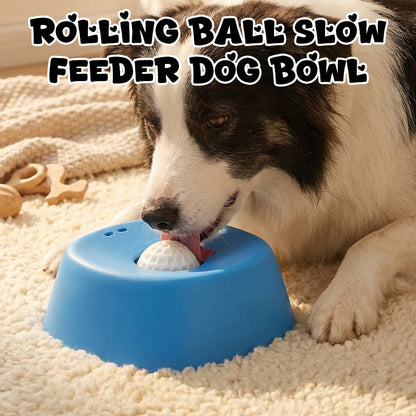 🌞Fris De Lente In Met 50% Korting!🐾 Roll-N-Lik Traagschuif Voerbak met Rollende Bal – Anti-Schrok & Mentale Stimulatie voor je Hond!