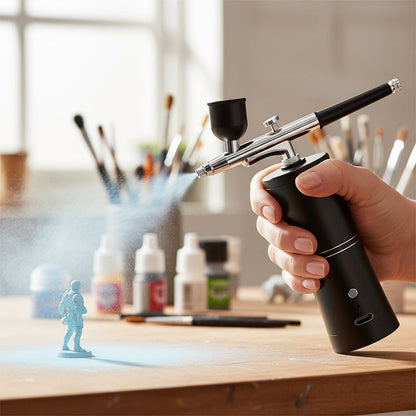💘Valentijnsaanbieding: 50% Korting! 🖌️Draadloze Elektrische Airbrushkit met Compressor – Draagbaar & Precies voor Creatieve Projecten!