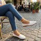 🎉Nieuwjaars Cadeau 50% KORTING!✨ Orthopedische Damesloafers Met Open Leerwerk – Comfort & Stijl Voor Pijnvrije Voeten!