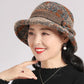 💘Valentijnsaanbieding: 50% Korting! 👒Vintage Geruite Clochehoed van Imitatiewol – Elegant & Warm voor Koude Winterdagen!