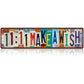 💘Valentijnsaanbieding: 50% Korting!💖 Vintage “Love You More” Kentekenplaat Blikken Bord – Rustieke Wanddecoratie & Cadeau!
