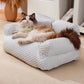 🌞Fris De Lente In Met 50% Korting!🐾 Ijszijde Koelend Huisdierbed – Ademend & Wasbaar Hondensofa met 5°C Koeling!