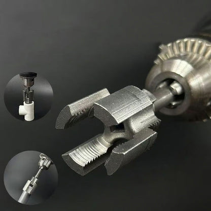 ❄️Zomerfresh 50% Korting!🔧PVC Buis Draadsnijder voor Binnen- en Buitendraad – Stalen Boormachine Tool voor 1/2” en 3/4” Pijpaansluitingen