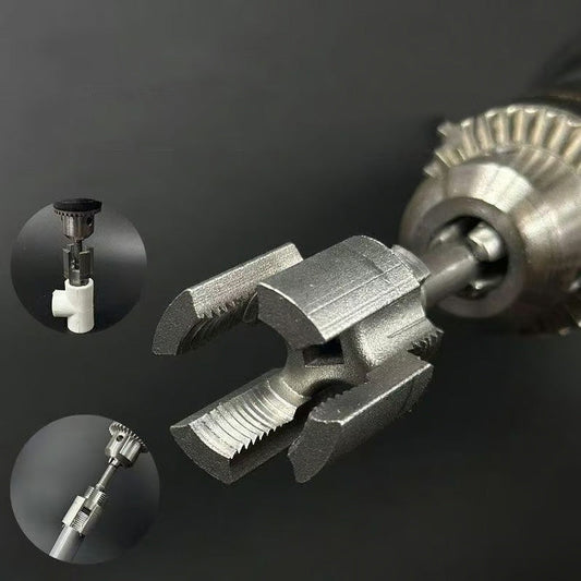 ❄️Zomerfresh 50% Korting!🔧PVC Buis Draadsnijder voor Binnen- en Buitendraad – Stalen Boormachine Tool voor 1/2” en 3/4” Pijpaansluitingen