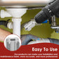 ❄️Zomerfresh 50% Korting!🔧PVC Buis Draadsnijder voor Binnen- en Buitendraad – Stalen Boormachine Tool voor 1/2” en 3/4” Pijpaansluitingen
