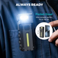 🌞Fris De Lente In Met 50% Korting!🔦180° Draaibare LED Werklamp | Dubbele Lichtbronnen & Magnetische Basis | Compact EDC Zaklamp