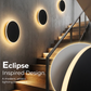 🌞Fris De Lente In Met 50% Korting!Eclips LED Wandlamp met Touch Control | Moderne Dimbare Sfeerverlichting | 3 Lichtkleuren