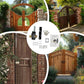 🌞Fris De Lente In Met 50% Korting!🔒 50/70mm Dubbelzijdig Poortslot met Lange Schoot & 5 Sleutels – Robuust IJzeren Slot voor Binnen & Buiten!