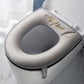 🌞Fris De Lente In Met 50% Korting!🧷 Borduurpatroon Toiletzittingkussen – PU Waterdichte Achterkant | Warm, Antislip & Eenvoudig Schoon te Maken!