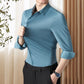 🌞Fris De Lente In Met 50% Korting!👔Herenoverhemd Slim Fit | Hoge Elasticiteit & Kreukherstellend | Stoomvrij Onderhoud | Ademend Nylon-Spandex Mix