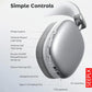 🌞Fris De Lente In Met 50% Korting!🎧Draadloze Bluetooth 5.3 Hoofdtelefoon – Over-Ear Koptelefoon met 40 Uur Afspeeltijd, 360° Geluid en Opvouwbaar Design