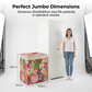 🌞Fris De Lente In Met 50% Korting!🧺Grote opvouwbare opbergbox van canvas – 120L inhoud, stof- & vochtbestendig, met praktische handgrepen voor kleding & beddengoed (50×40×60 cm).