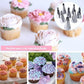 🌞Fris De Lente In Met 50% Korting!🔥Premium 8-Delige Russische Spuitmondjes Set | RVS Taart & Cupcake Decoratiekit inclusief Spuitzak | Bakken als een Pro