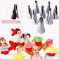 🌞Fris De Lente In Met 50% Korting!🔥Premium 8-Delige Russische Spuitmondjes Set | RVS Taart & Cupcake Decoratiekit inclusief Spuitzak | Bakken als een Pro