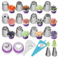 🌞Fris De Lente In Met 50% Korting!🔥Premium 8-Delige Russische Spuitmondjes Set | RVS Taart & Cupcake Decoratiekit inclusief Spuitzak | Bakken als een Pro