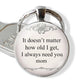 Sentimentele Sleutelhanger voor Mama | 'I Always Need You Mom' | Het Perfecte Cadeau voor Moederdag of Haar Verjaardag
