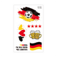 🌞Fris De Lente In Met 50% Korting!⚽WK 2026 Vlag Tattoos | Waterdichte Tijdelijke Voetbal Tattoos | Het Schone Alternatief voor Schmink (Gezicht & Lichaam)