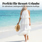 🌞Fris De Lente In Met 50% Korting!🔥Elegante Resortjurk: Vloeiende Neckholder-Zomerjurk Met Plooien