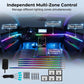 🌞Fris De Lente In Met 50% Korting!🔥RGB Auto Sfeerverlichting Set met App | Dynamische LED Strips voor Interieurnaden | Muziek-Sync & Multi-Zone