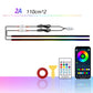 🌞Fris De Lente In Met 50% Korting!🔥RGB Auto Sfeerverlichting Set met App | Dynamische LED Strips voor Interieurnaden | Muziek-Sync & Multi-Zone