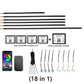 🌞Fris De Lente In Met 50% Korting!🔥RGB Auto Sfeerverlichting Set met App | Dynamische LED Strips voor Interieurnaden | Muziek-Sync & Multi-Zone