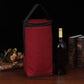 Insulated Wine Carrier Bag for Travel and Picnics