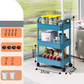 🌞Fris De Lente In Met 50% Korting!🏡Verrijdbare Trolley op Wielen | Smalle Rolwagen voor Keuken & Badkamer | Ruimtebesparend Opbergrek (Tot 5 Lagen)