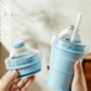 🌞Fris De Lente In Met 50% Korting!🥤2-in-1 Opvouwbare Siliconen IJsbeker | Maakt XL IJsballen voor IJskoffie & Cocktails | Lekvrije Drinkbeker met Rietje (BPA-Vrij)