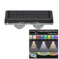 🌞Fris De Lente In Met 50% Korting!💡Solar LED Wandlamp voor Buiten | Draadloze Tuinverlichting met Sensor | RGB & Warm Wit | Weerbestendig