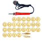 🌞Fris De Lente In Met 50% Korting!🔠Houtbrander Letters & Cijfers Set | Messing Brandstempels voor Pyrografie | Personaliseer Hout & Leer (DIY)