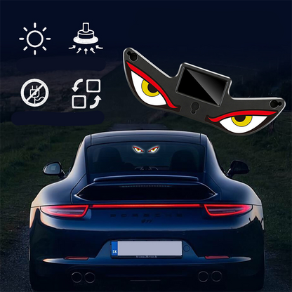 🌞Fris De Lente In Met 50% Korting!🚗"Devil's Eye" LED-Waarschuwingslicht - Zonne-energie & Slimme Sensoren - Anti-aanrijding & Tuning Stijl - Waterdicht & Draadloos - Voor Achterruit
