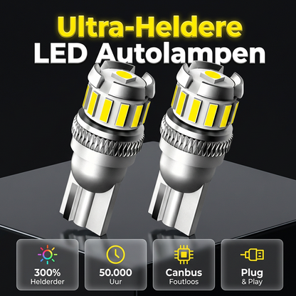🌞Fris De Lente In Met 50% Korting!💡Ultra-Heldere LED Autolampen (Set van 2) | Achteruitrijlicht & Remlicht | 300% Helderder & Canbus Foutloos