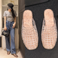 🌞Fris De Lente In Met 50% Korting!☁️Luxe Ademende Zomer Muiltjes voor Dames - Stijlvol Geweven Design - Ultraflexibele Zool & Comfortabele Instappers - Trendy & Luchtig