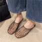 🌞Fris De Lente In Met 50% Korting!☁️Luxe Ademende Zomer Muiltjes voor Dames - Stijlvol Geweven Design - Ultraflexibele Zool & Comfortabele Instappers - Trendy & Luchtig