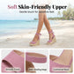 🌞Fris De Lente In Met 50% Korting!🌸Luxe Espadrille Wig Sandalen met Enkelveter - Stijlvol & Comfortabel