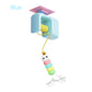 Electric Interactive Door-Hanging Cat Toy with Plush Strips