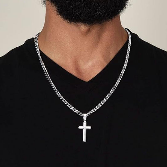 🌞Fris De Lente In Met 50% Korting!✝️ Kruis Ketting - Tijdloos Symbool van Kracht & Geloof - Inclusief Persoonlijke Berichtkaart & Luxe Geschenkdoos