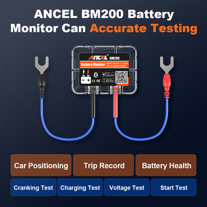 🌞Fris De Lente In Met 50% Korting!⚡Smart 12V Bluetooth Batterijmonitor – Realtime Gezondheidscheck via App – Voor Auto, Boot & Camper