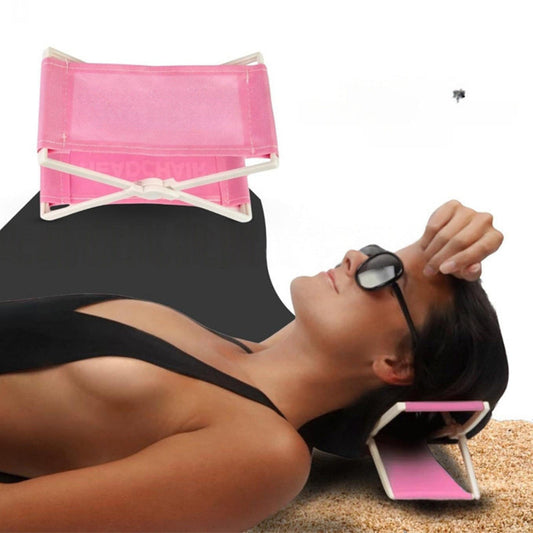 🌞Fris De Lente In Met 50% Korting!🏖️Opvouwbare Strand Hoofdsteun - Ergonomisch Comfort op het Zand - Lichtgewicht & Compact - Perfect voor Zonnebaden & Lezen