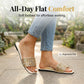 🌞Fris De Lente In Met 50% Korting!👡Glitter Slides voor Dames - Comfortabele Platte Sandalen met Bling - Anti-slip & Stijlvol - Voor Vakantie, Strand & Party