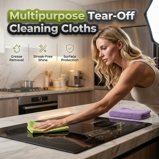 ❄️Zomerfresh 50% Korting!🧽Herbruikbare Microvezeldoekjes op Rol – Afscheurbare Schoonmaakdoeken voor Keuken, Glas & Dagelijks Gebruik