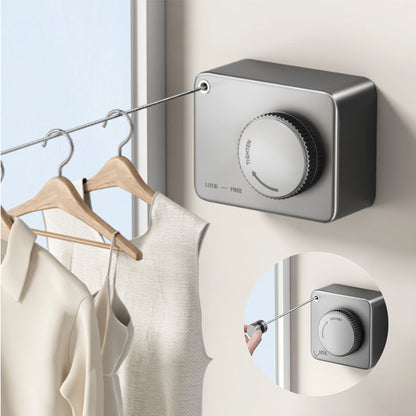 🌞Fris De Lente In Met 50% Korting!🏠Onzichtbare Waslijn - Uittrekbaar & Zonder Boren - 4.2 Meter - Zwaar Uitgevoerd (tot 20kg+) - Ruimtebesparend voor Binnen & Buiten